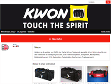Tablet Screenshot of kwon-webshop.nl